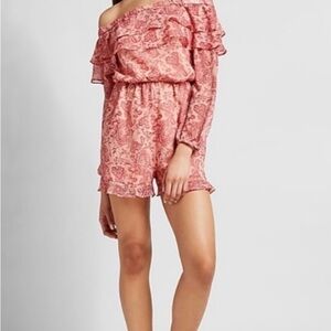 Express Brand Off Shoulder Romper
